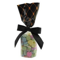 Mug Stuffer Gift Bag w/ Conversation Hearts - Black Diamonds